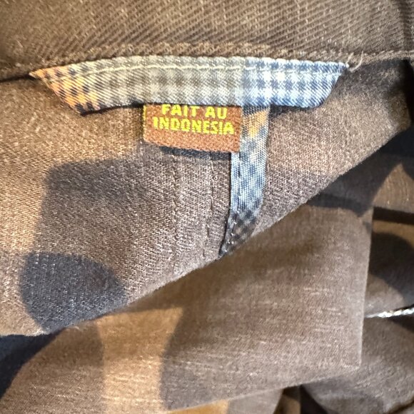 Kroon Chocolate Brown Faded Stripe Vintage Blazer - Picture 8 of 12